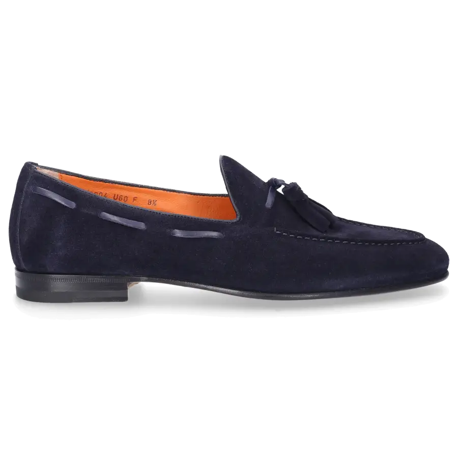 Santoni - Loafer 13904 Kalbsleder - blau