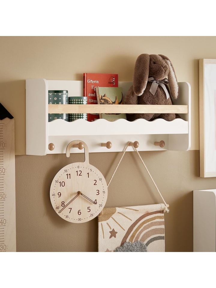 SoBuy Kindergarderobe in Weiß - (B)73 x (H)30 x (T)15cm günstig kaufen onesize