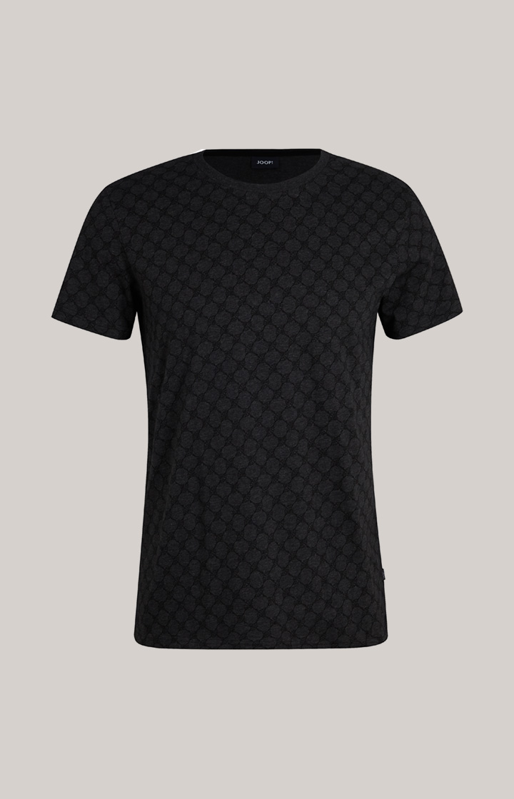 Loungewear T-Shirt in Anthrazit meliert