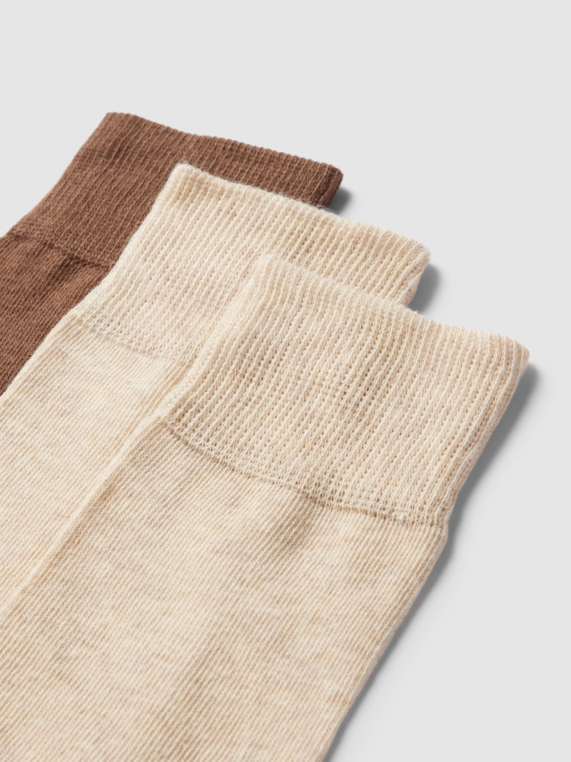 Socken mit Stretch-Anteil im 3er-Pack in ecru