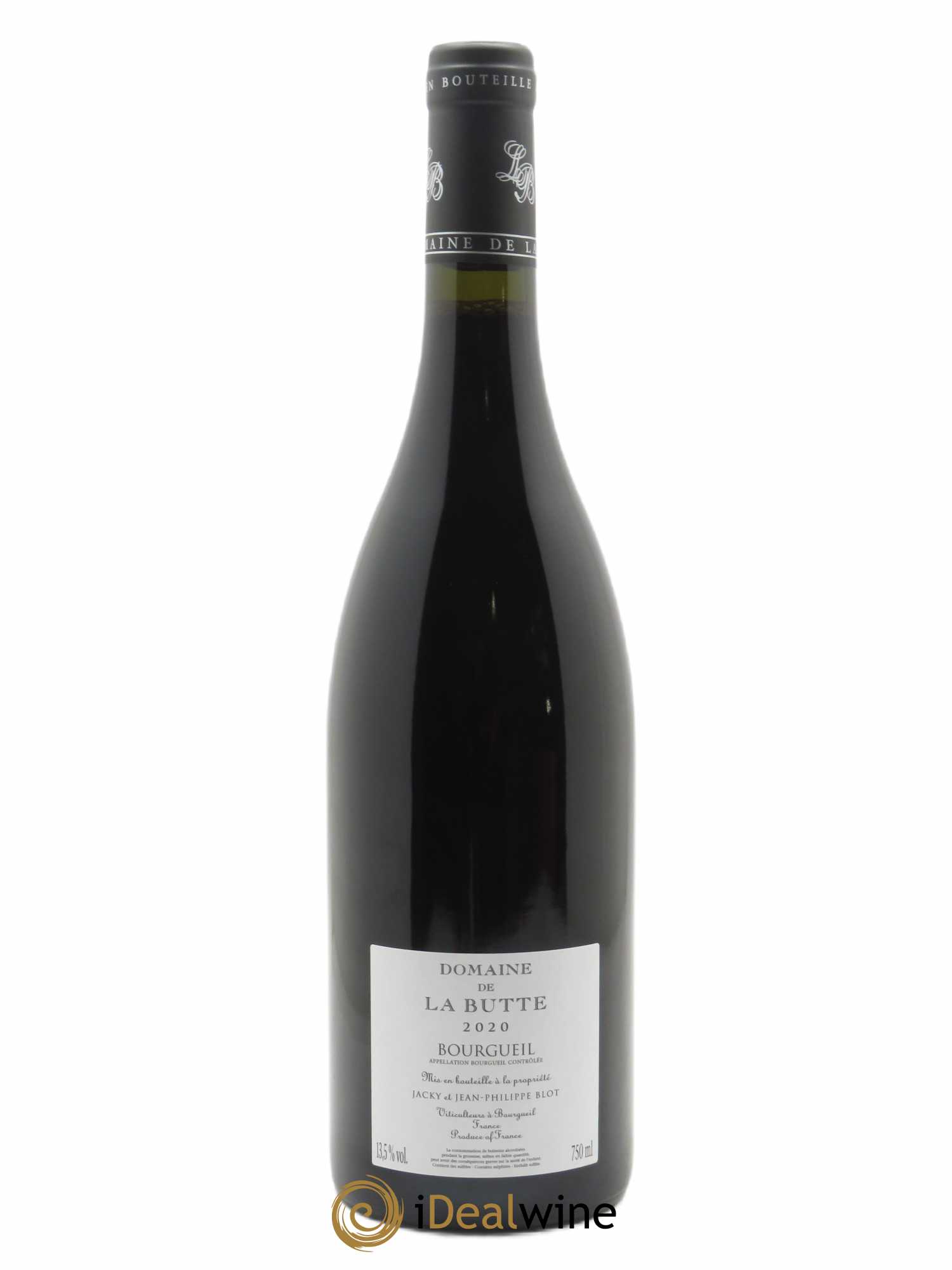 Bourgueil Le Haut de La Butte Domaine de La Butte - Jacky Blot  2020 - Lot de 1 Bouteille
