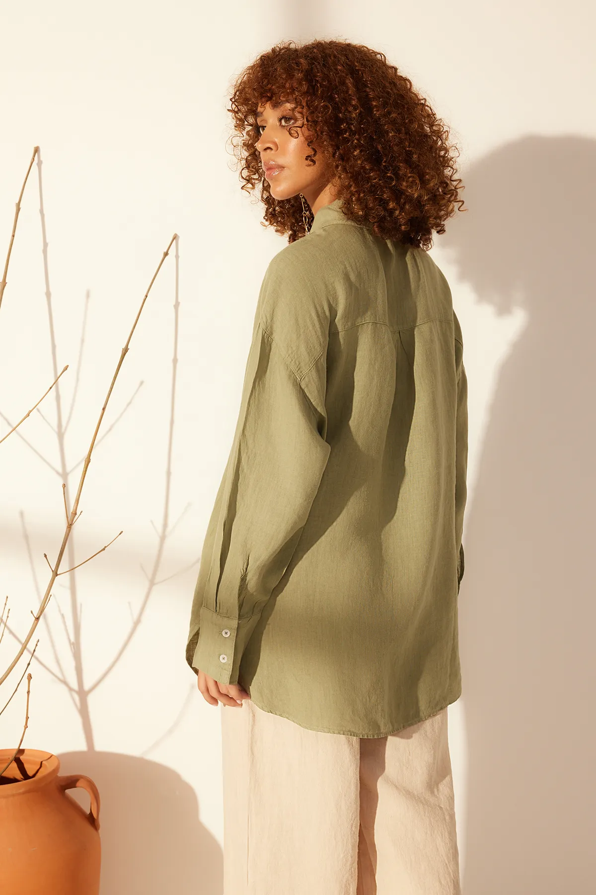 Trendyol Collection  Hemd - Grün - Oversized