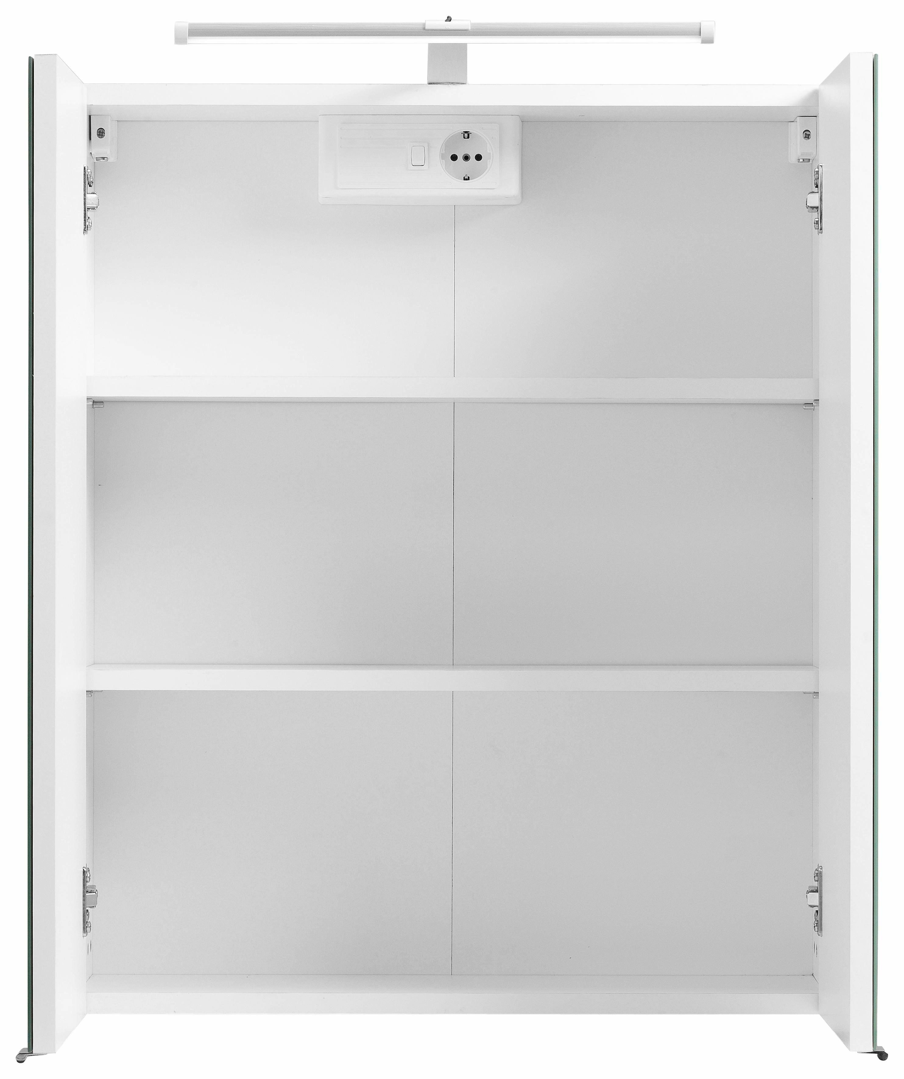 HELD MÖBEL Spiegelschrank Hero mit LED-Beleuchtung und wechselbarem Türanschlag