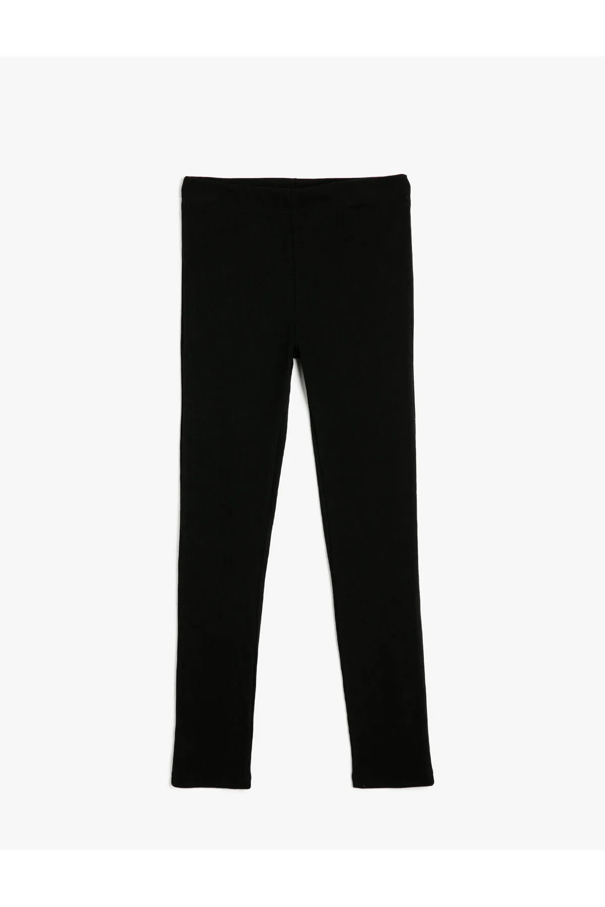 Koton  Basic-Leggings aus Baumwollmischung mit geripptem, elastischem Bund