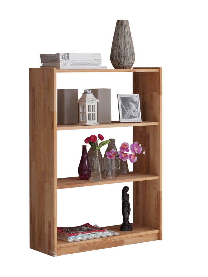 TICAA Standregal Bücherregal Simon 3 Fächer in Natur günstig kaufen onesize