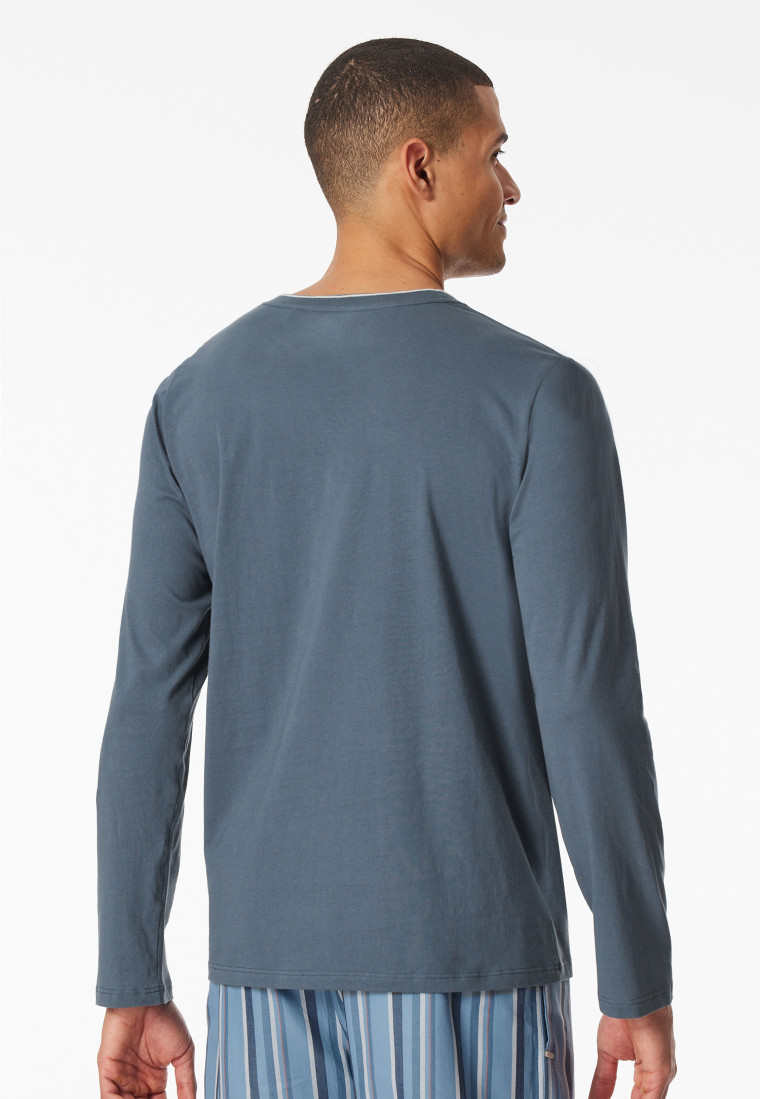 Shirt langarm jeansblau - Mix+Relax