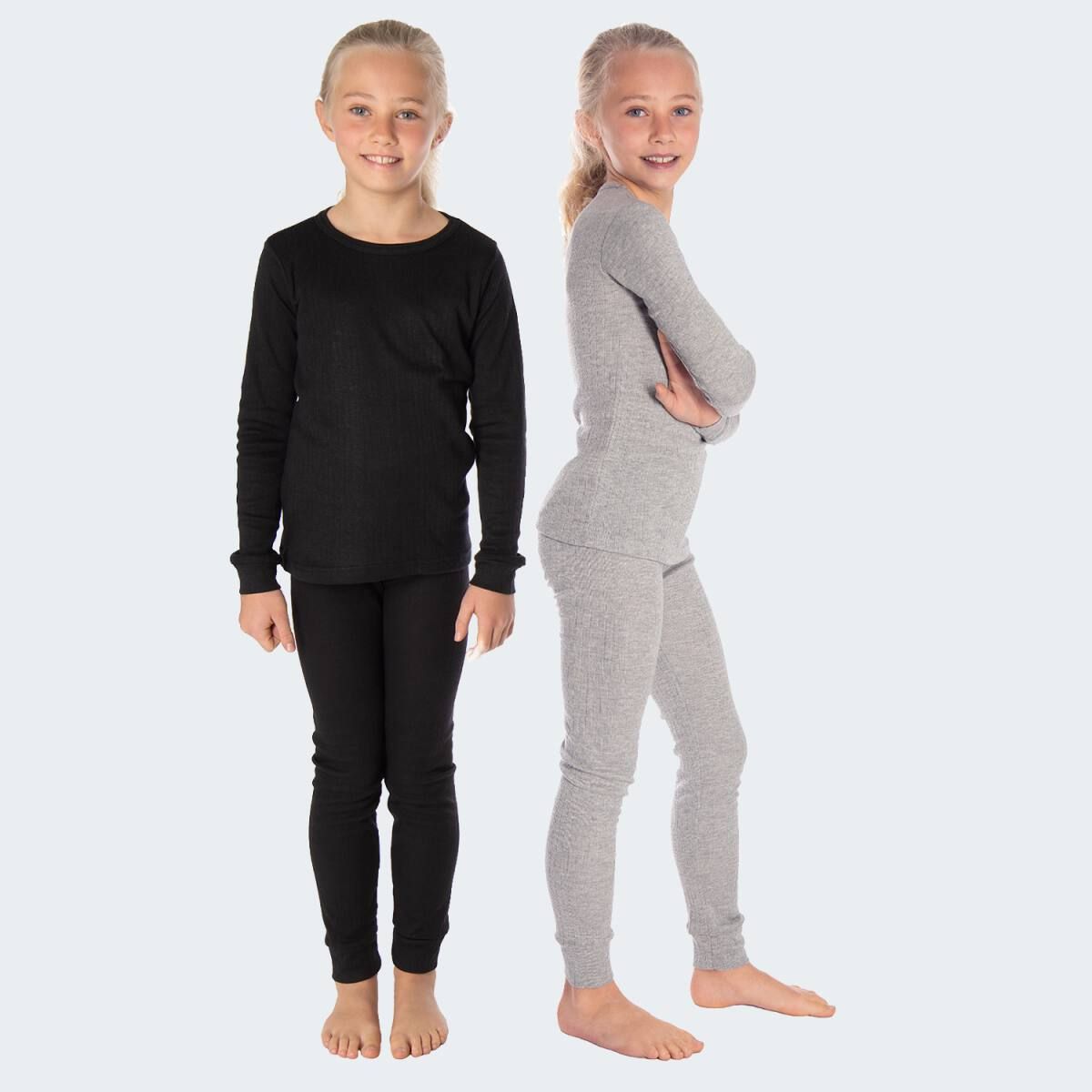 Black Snake Cuddle Mix 2-Pack Kinder Thermounterwäsche Set