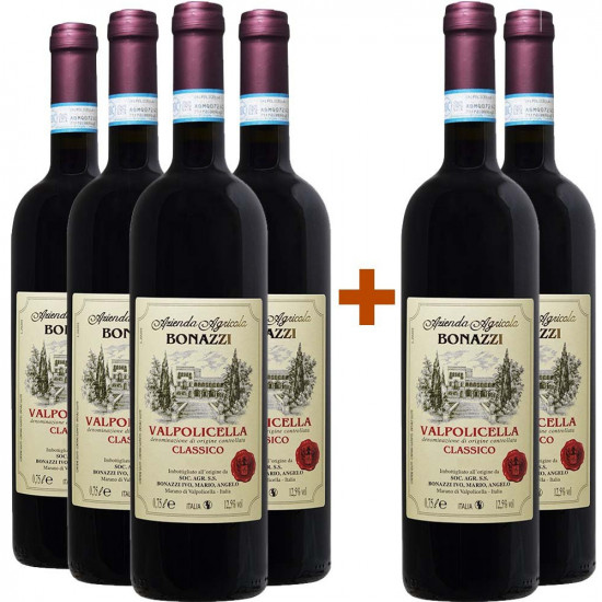 4+2 Paket Valpolicella Classico DOC - Corte Badin