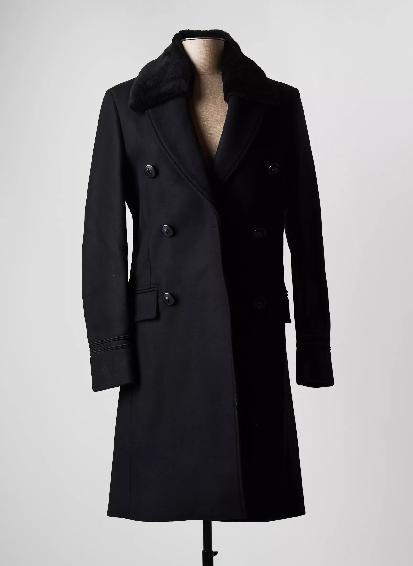 The Kooples Manteaux Longs Homme couleur noir