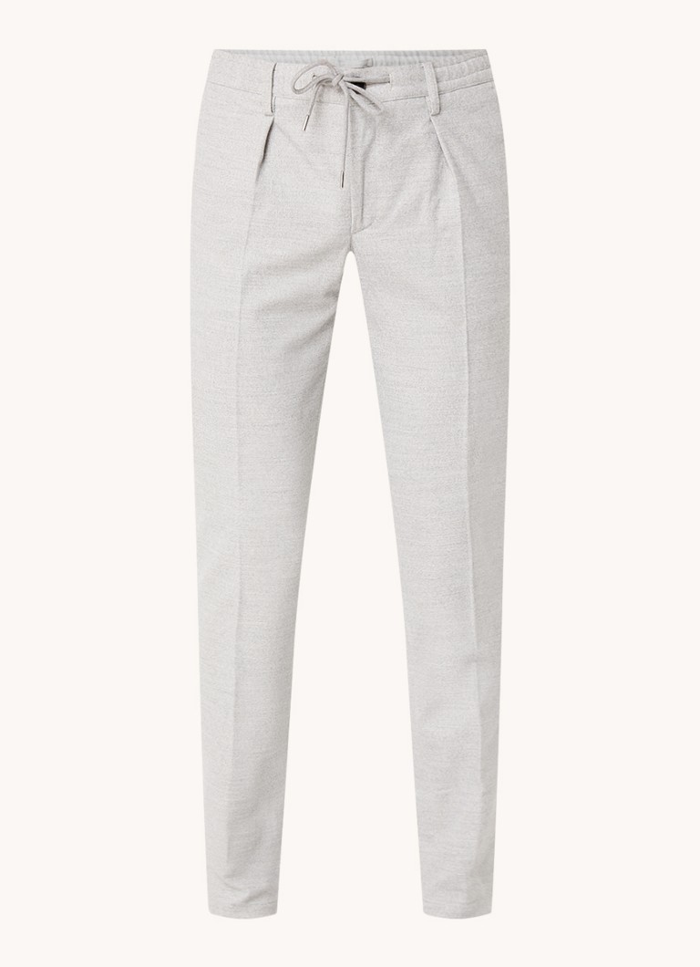 Profuomo Chino slim fit con bordi arrotondati e bordi arrotondati