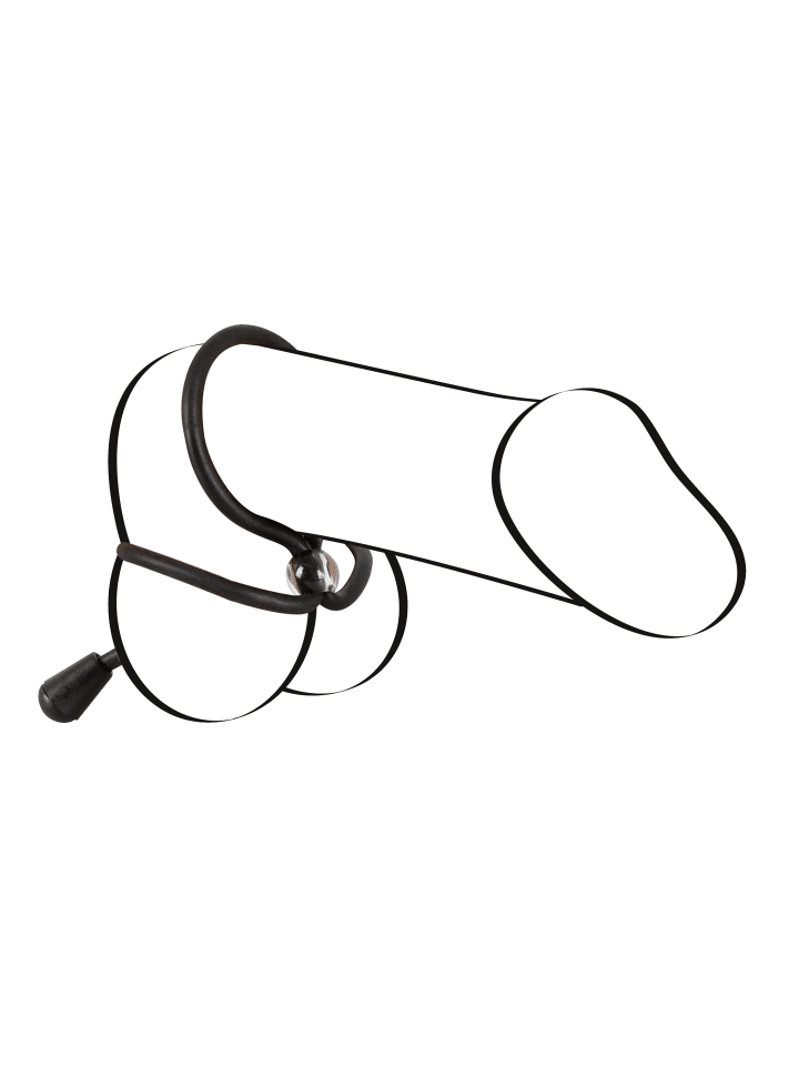 Bad Kitty Penis- und Hodenring Bad Kitty Cock & Ball Loop in schwarz günstig kaufen 38 cm