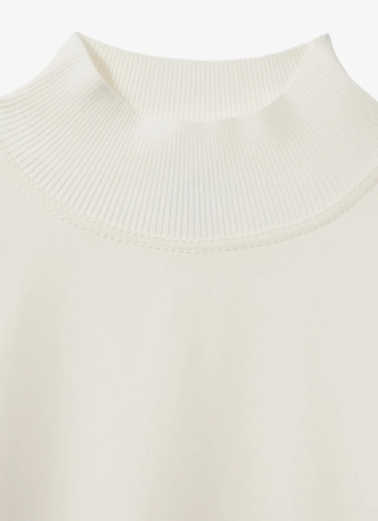 Reiss Amaya oversized top with turtleneck