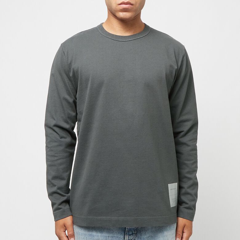 Norse Projects Holger Relaxed Organic Heavy Tab Series LS T-Shirt grau