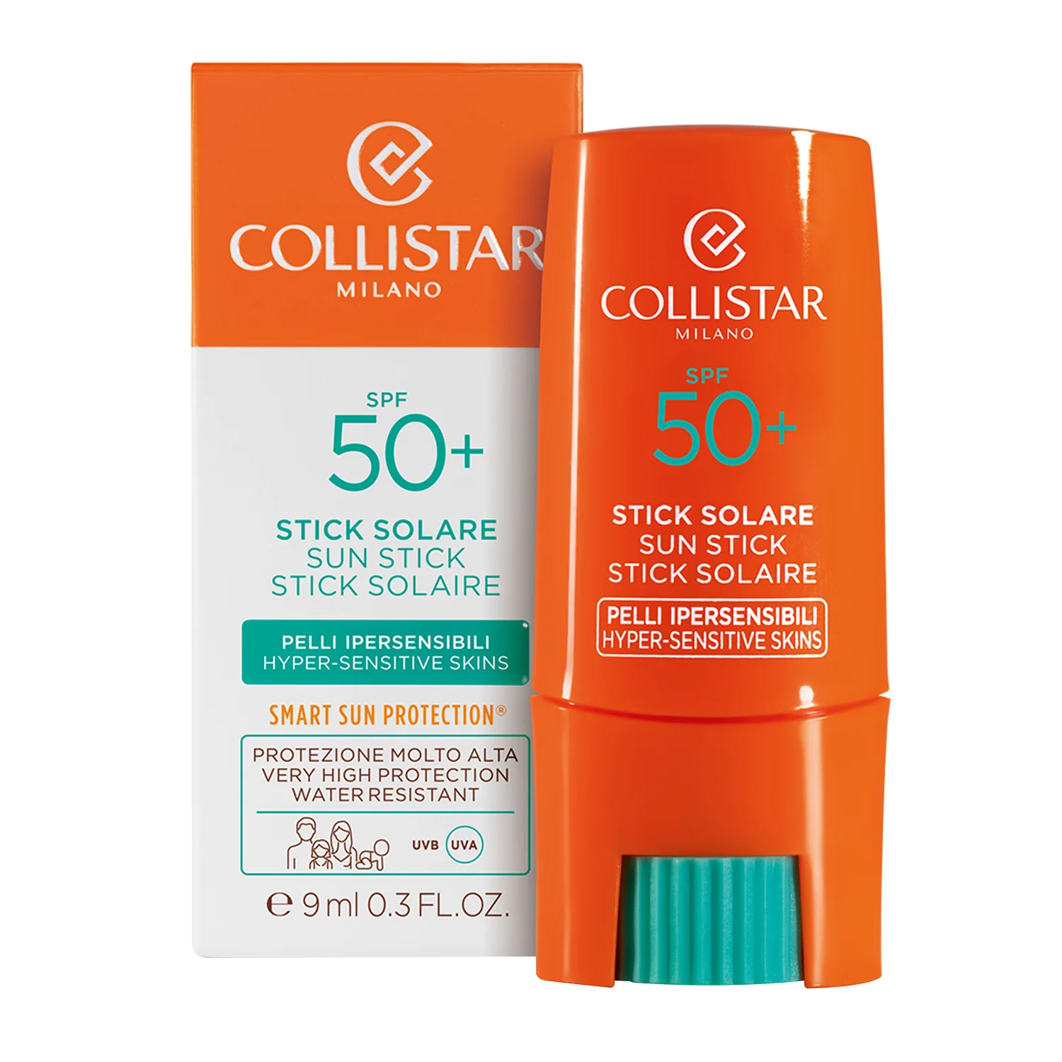 Barra autobronceadora con protector solar SPF50+ - Barra de protección solar de alta protección.