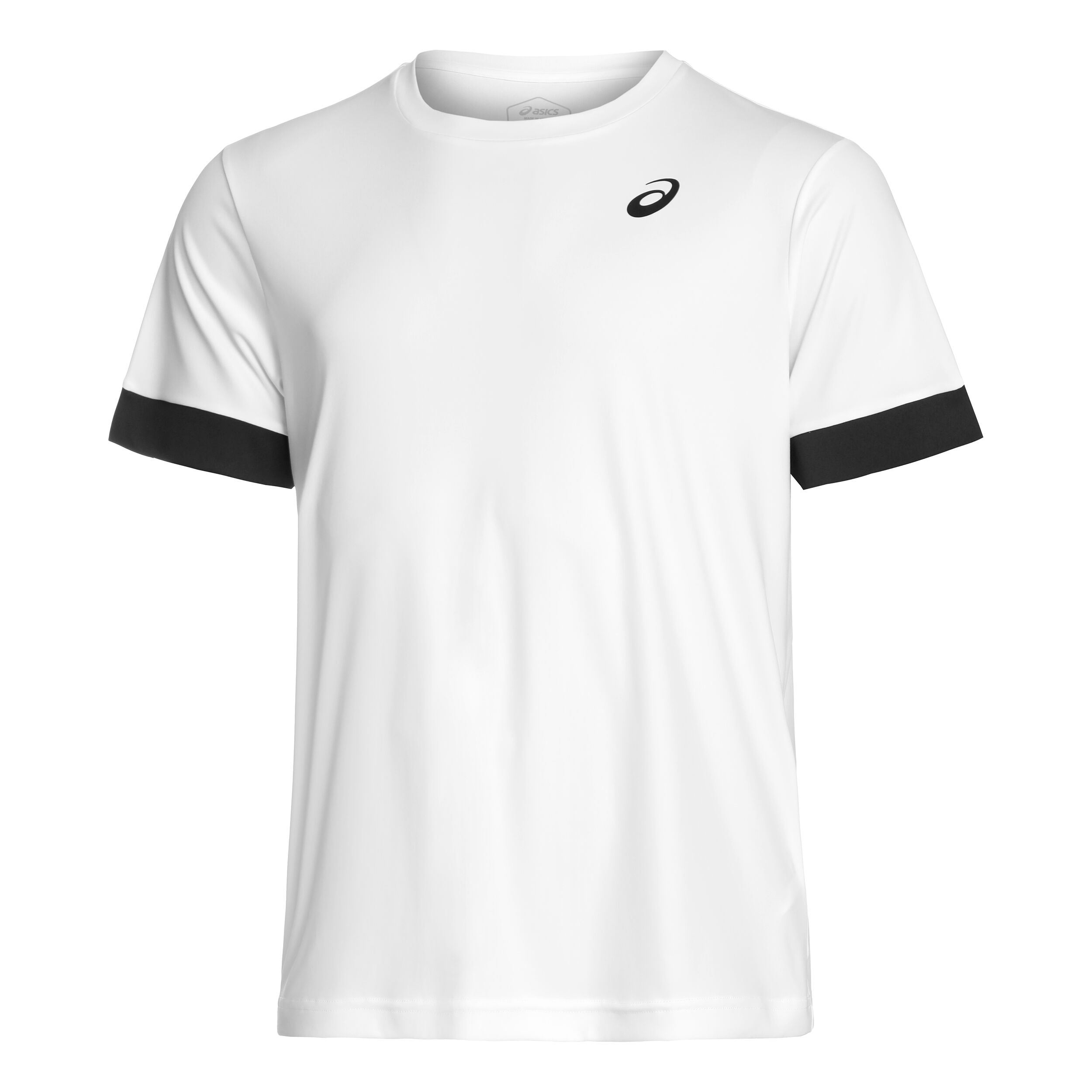 Court Shortsleeve Tee T-Shirt Herren - Weiß, Dunkelblau