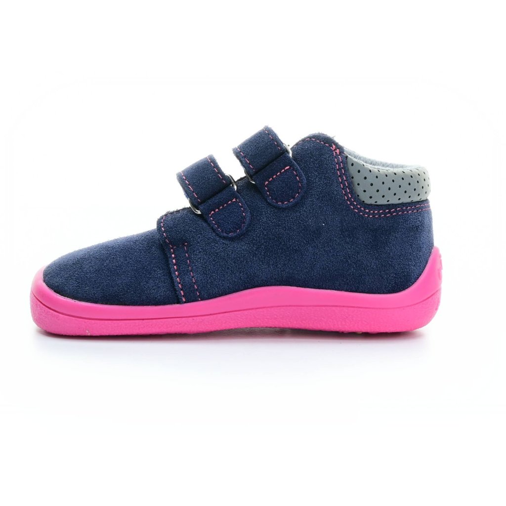 Beda Elisha mit Membran (BF 0001/W/M/2/FW) dunkelblaue Barfuß-Stiefeletten