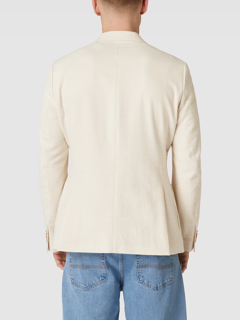 Sakko mit Strukturmuster in beige