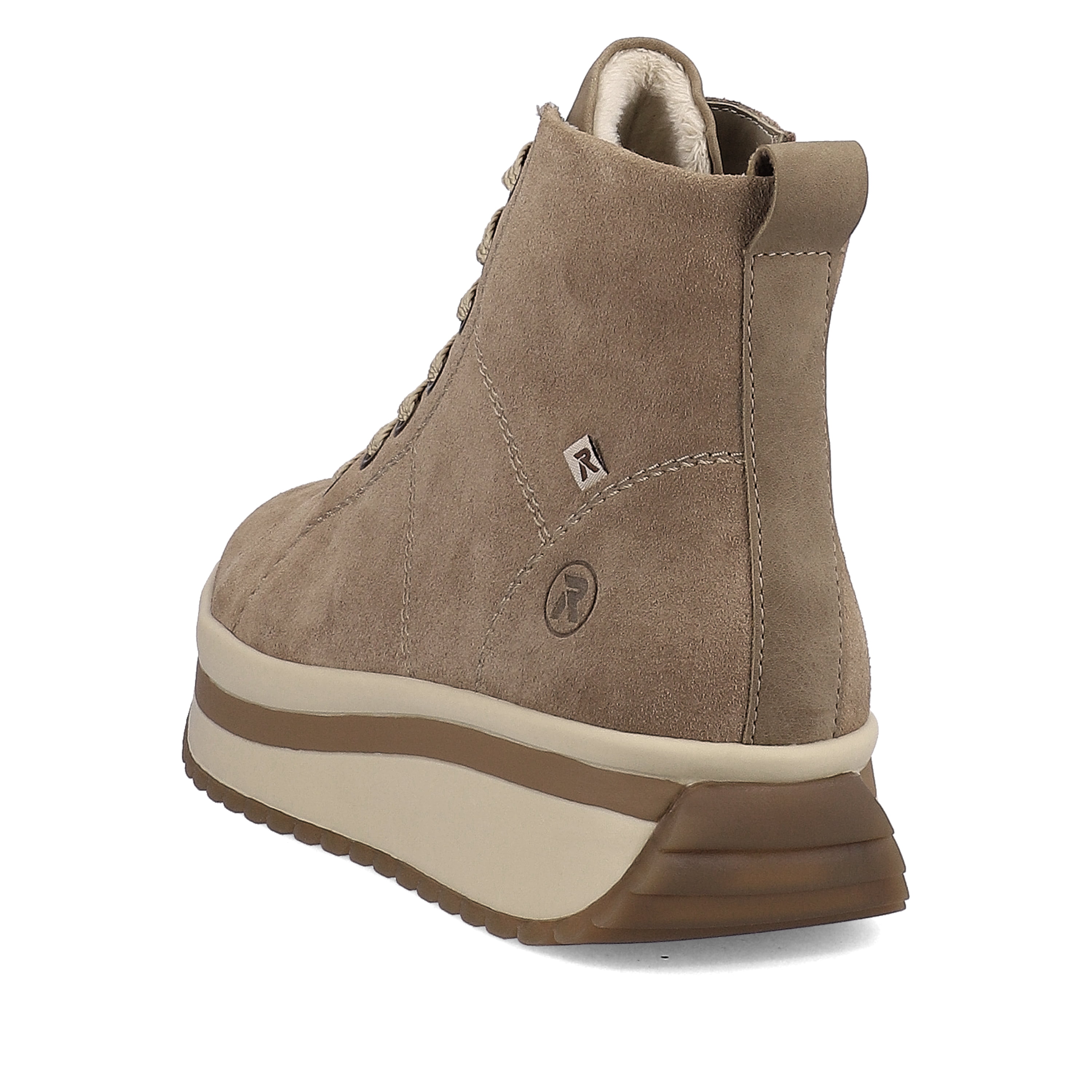 Rieker Damen Sneaker High hazel wood