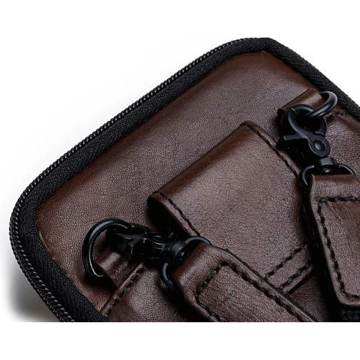 FARMHOOD Memphis Handytasche Leder 12 cm