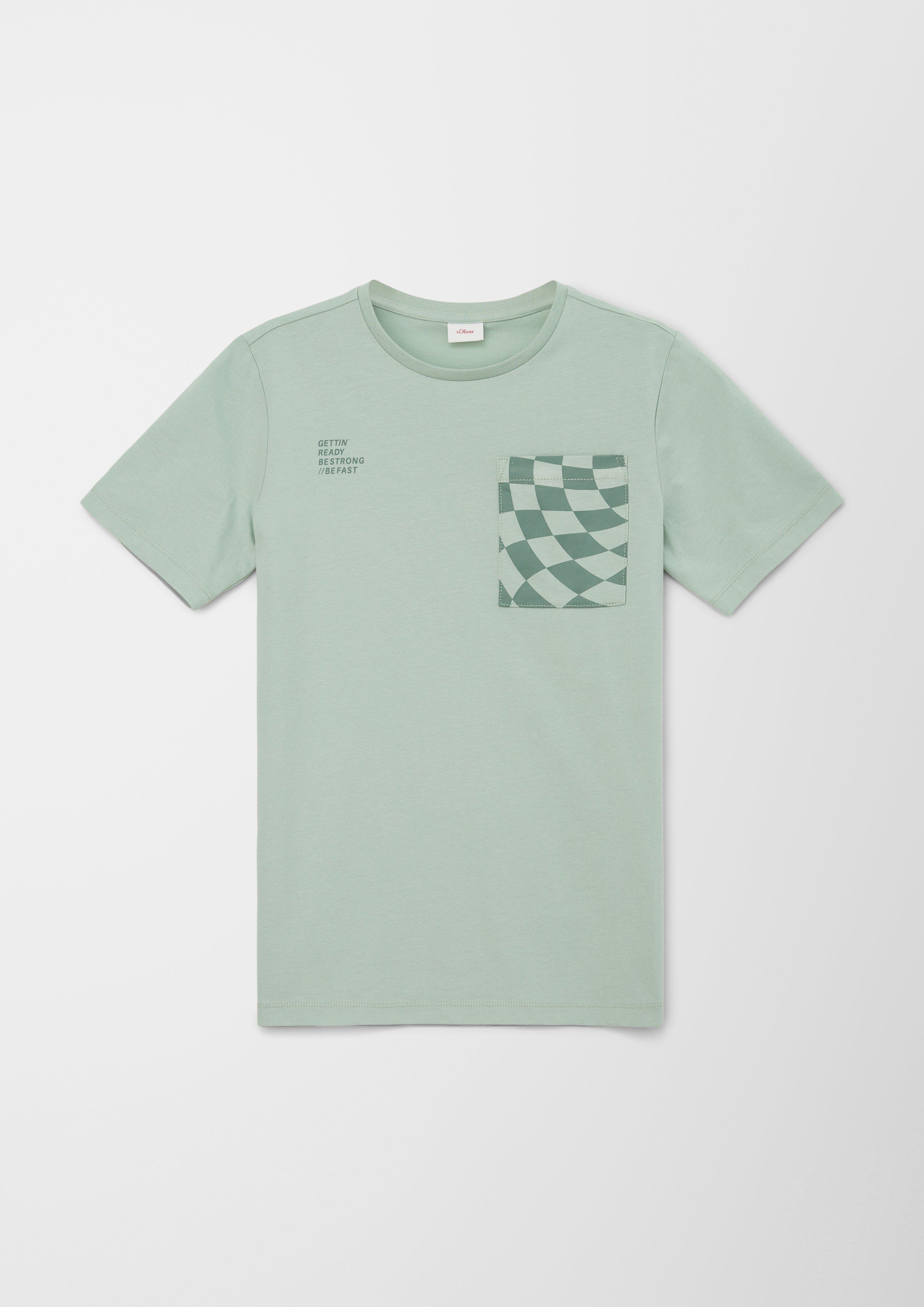 T-Shirt mit Brusttasche  2130532-6091