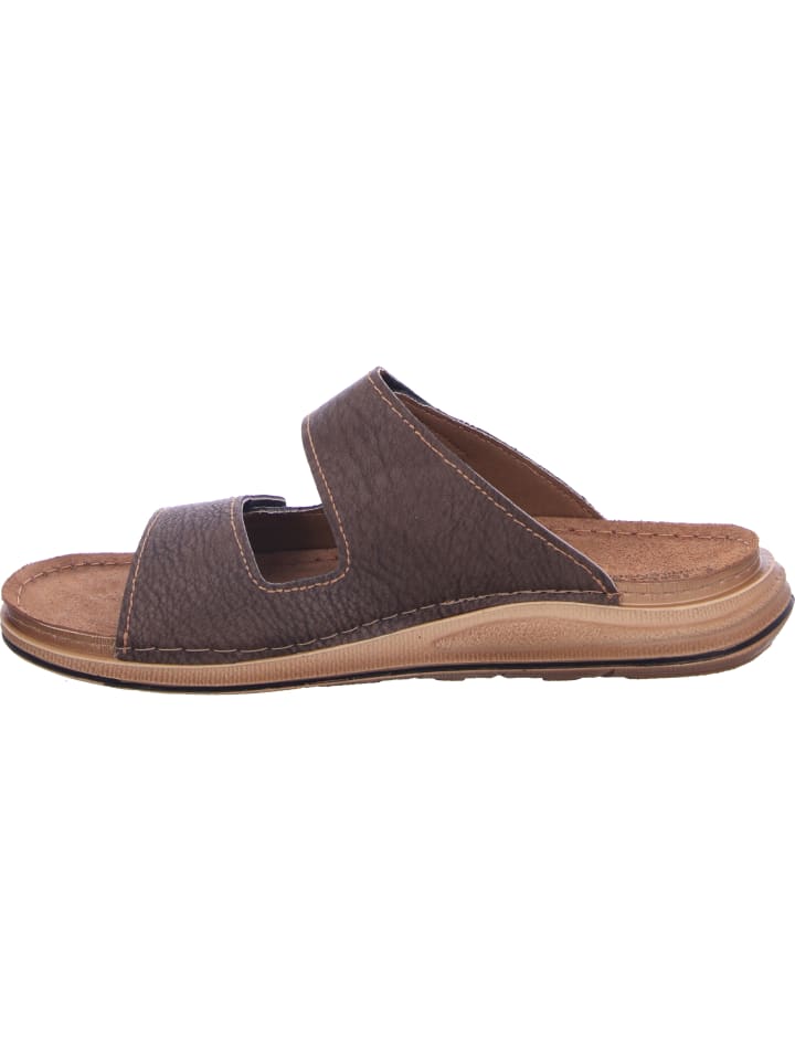 Fischer Markenschuh Pantolette in braun günstig kaufen