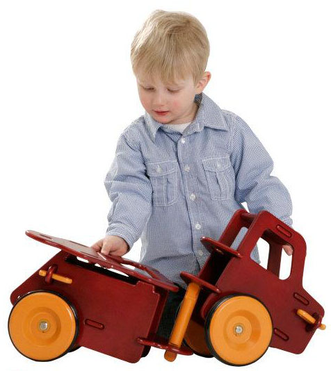 MOOVER Toys Junior Truck (rot) / dump truck (red)