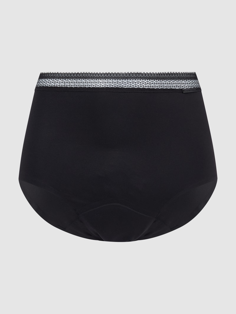 Perioden-Slip aus Mikrofaser Modell 'Period Panty' in schwarz