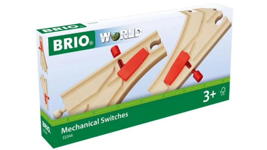 BRIO Bahn - Mechanisches Weichenpaar