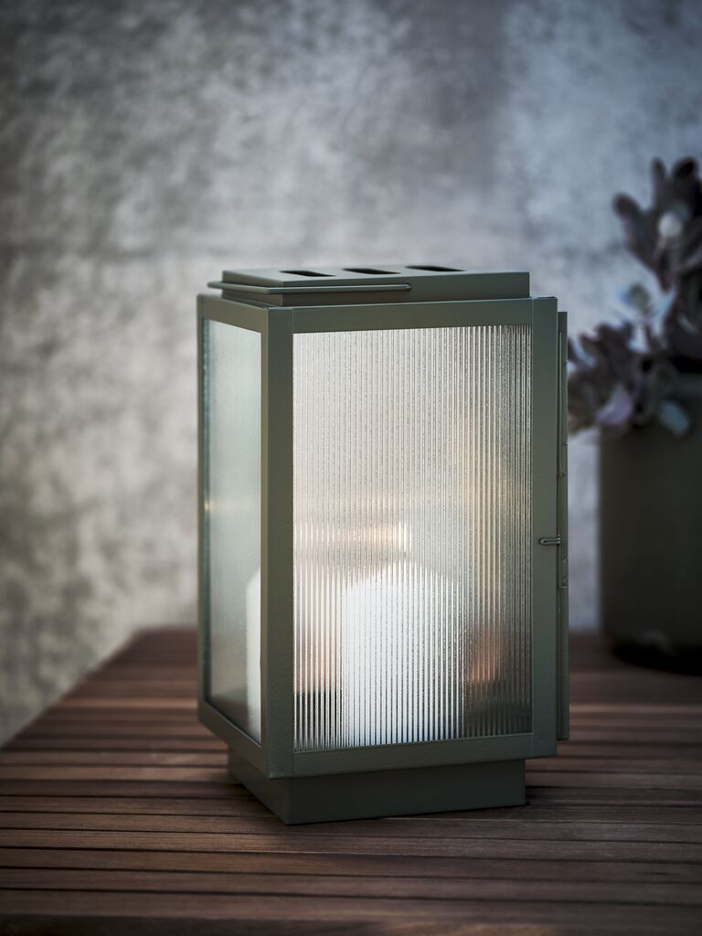 Bougie BRUMBASSE BRUMBASSE L15 x l16 x H28 cm vert olive