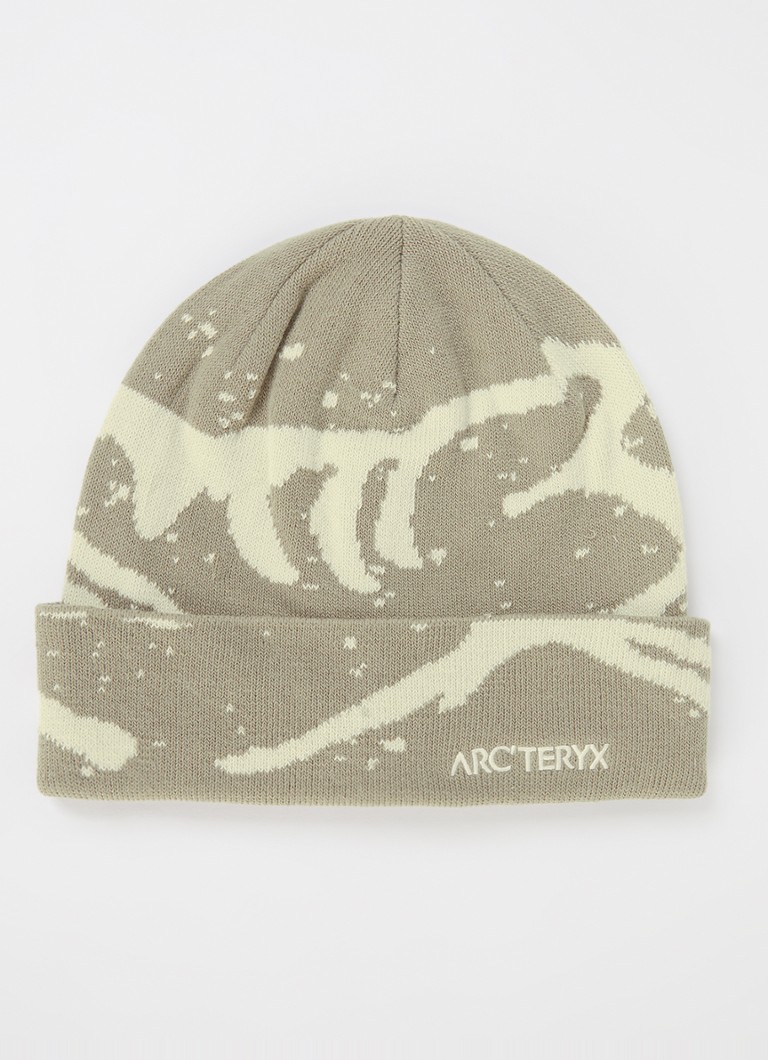 Jemně pletená čepice Arc'teryx Grotto Toque s potiskem