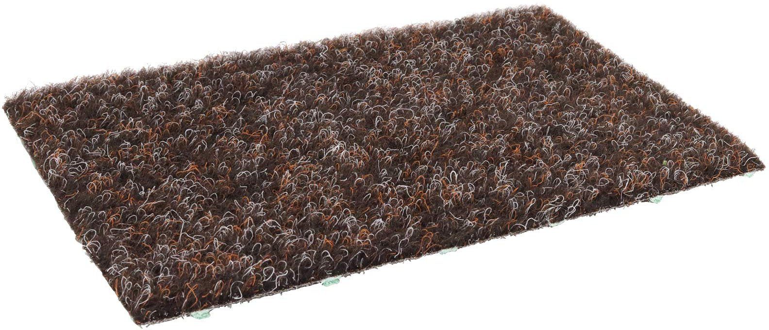 Kunstrasen Kunstrasen GREEN, Primaflor-Ideen in Textil, rechteckig, Höhe: 7,5 mm, braun, mit Noppen, strapazierfähig, witterungsbeständig & wasserfest