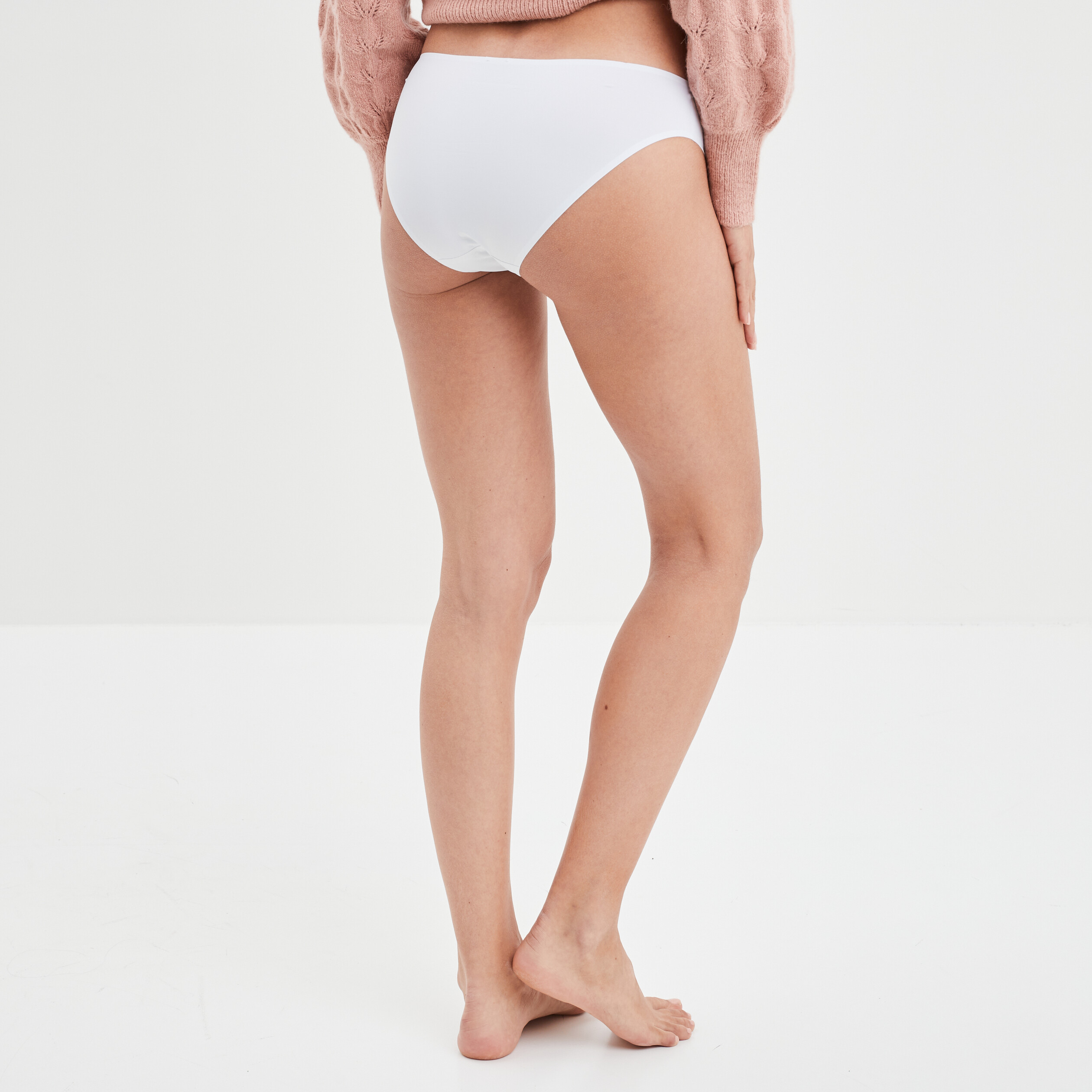 Culotte microfibre blanc femme | La Halle