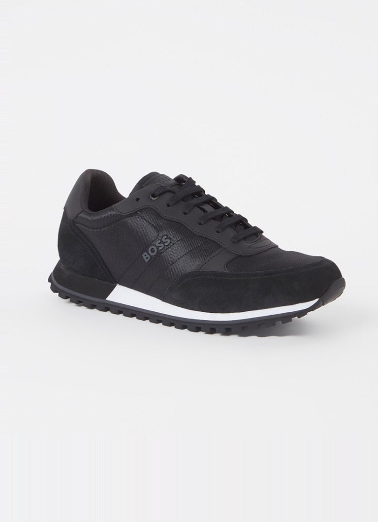 HUGO BOSS Parkour sportbačiai su zomšos detalėmis
