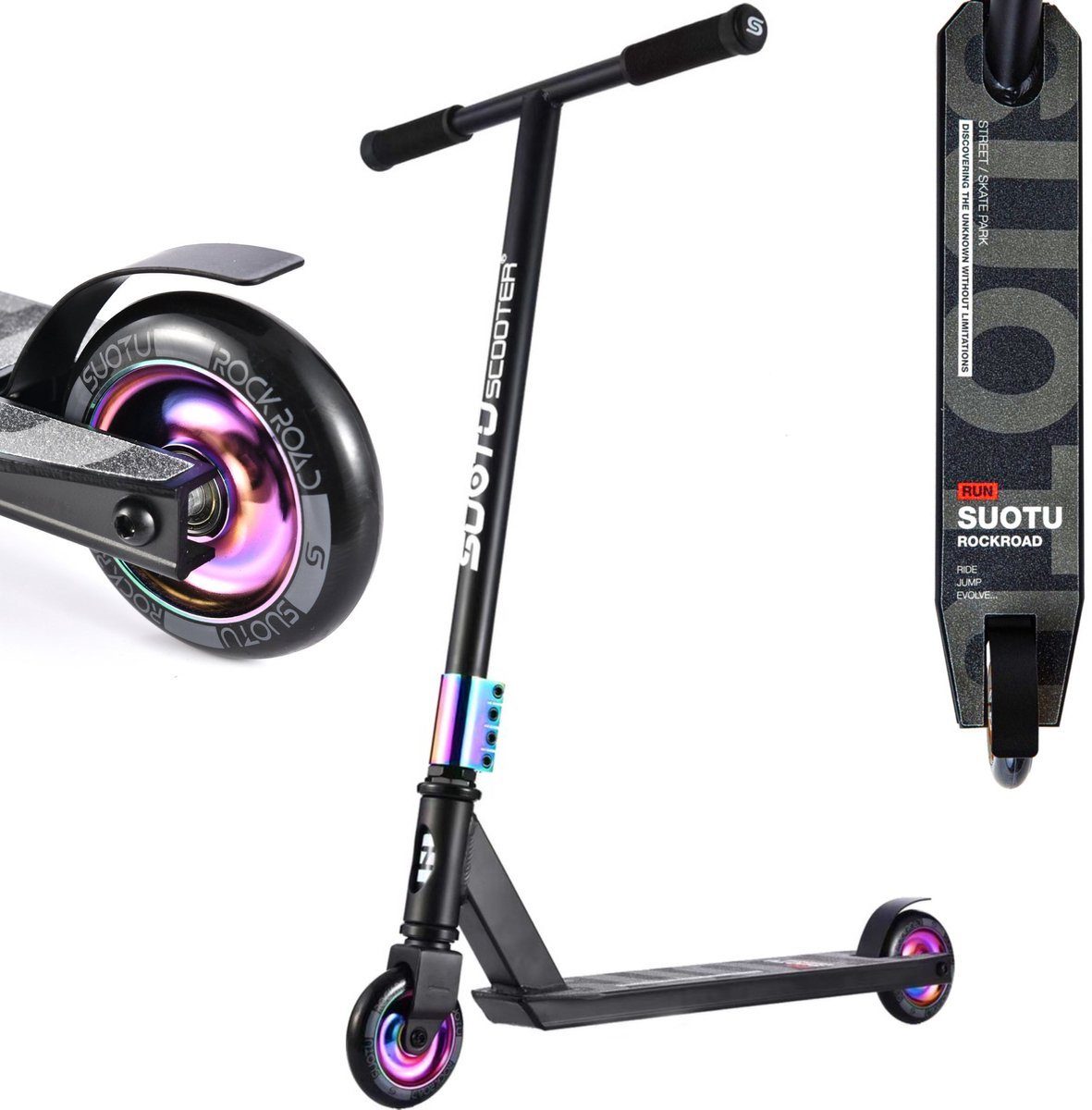 SUOTU Stuntscooter Stunt Scooter, Kinder Freestyle Kickscooter, Kinderroller Trick Roller Kinder und Erwachsene