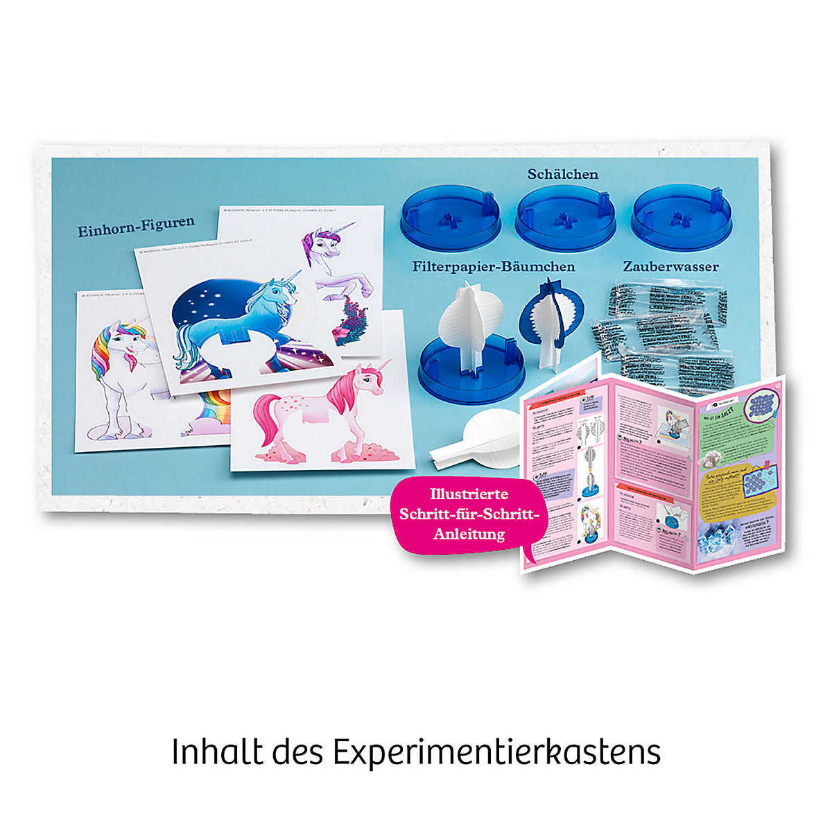 Kristall-Einhörner