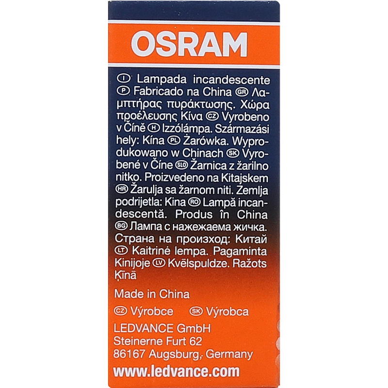 Osram Glødelampe mini 2-pk, 25 W E14 Osram