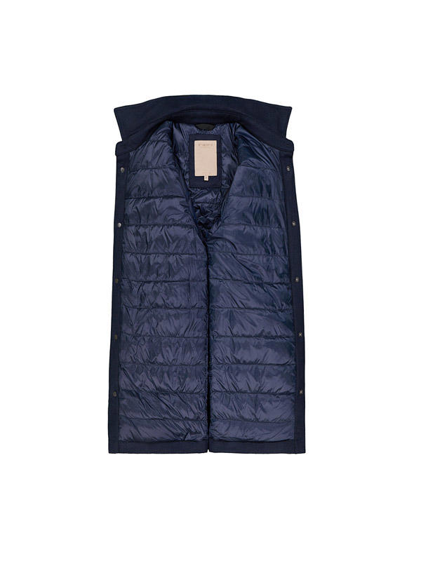 WOOLRICH, Overshirt Alaskan, Wolle, Daunen gefüttert, blau