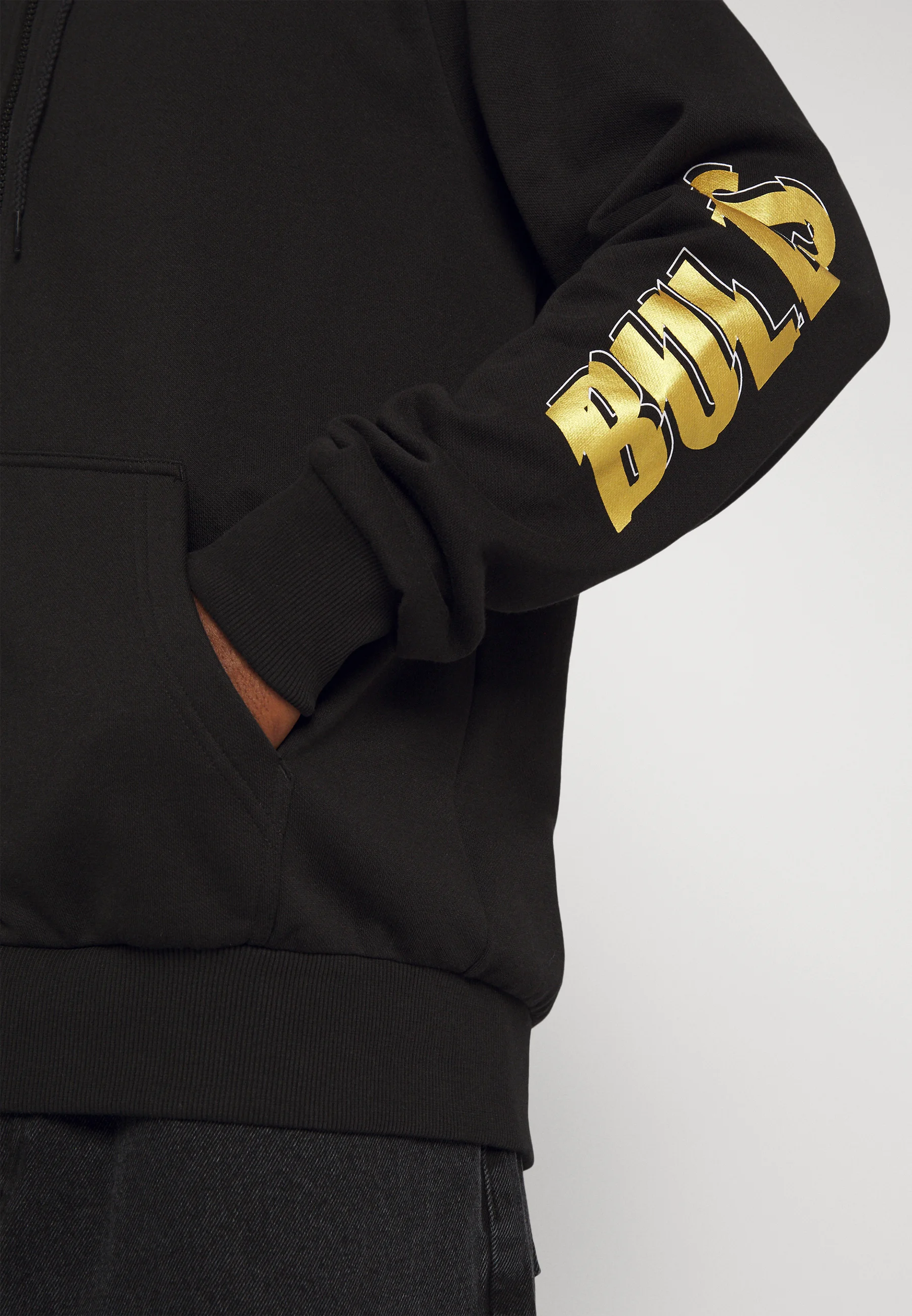 Sudadera con capucha y cremallera New Era NBA CHICAGO BULLS TEAM SCRIPT - Sudadera con capucha y cremallera