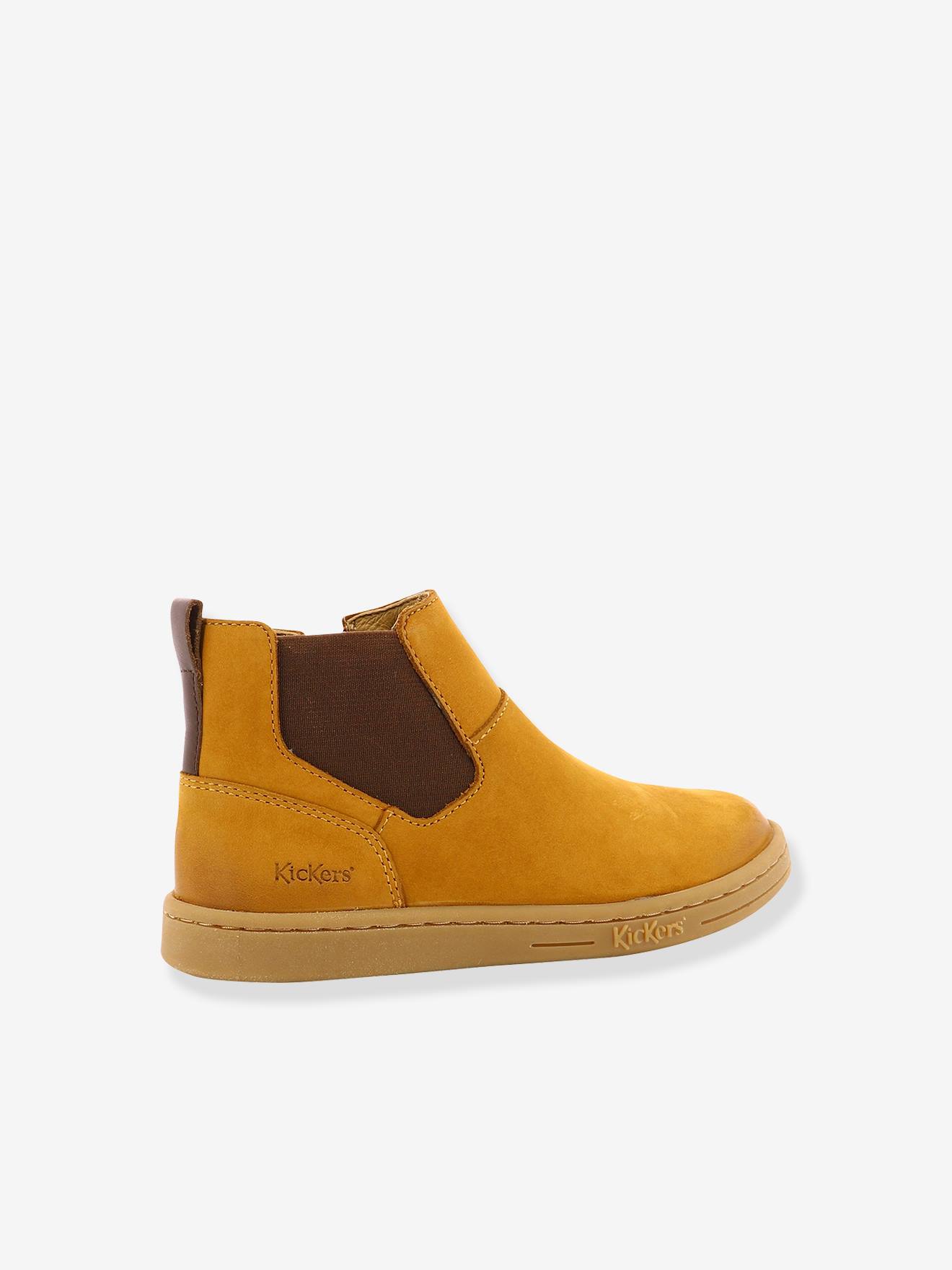 Boots cuir enfant Tackbo KICKERS® marine