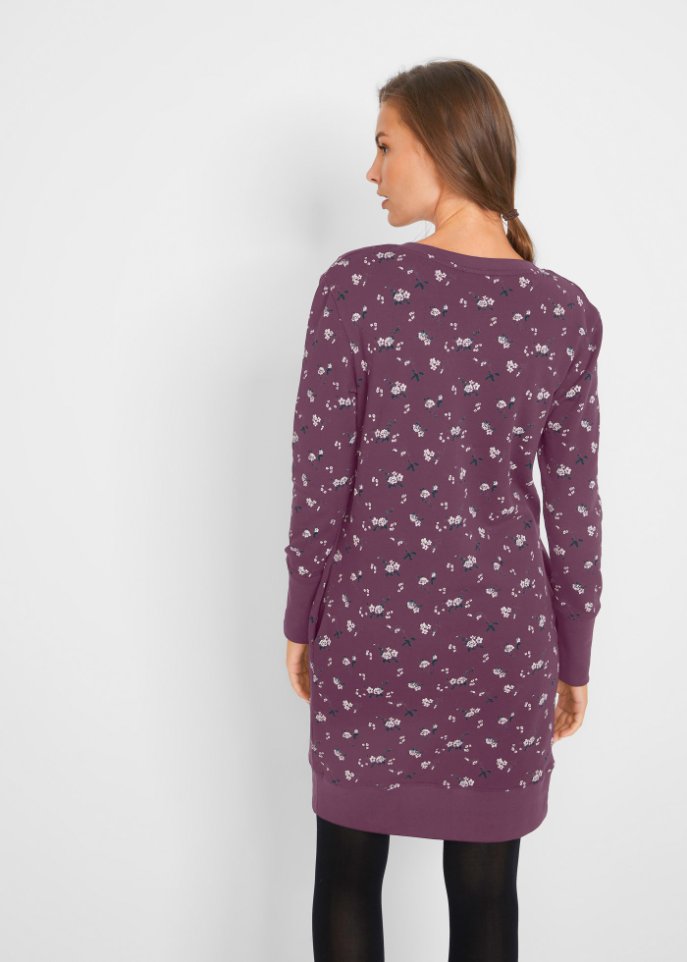 Sweatkleid, bedruckt