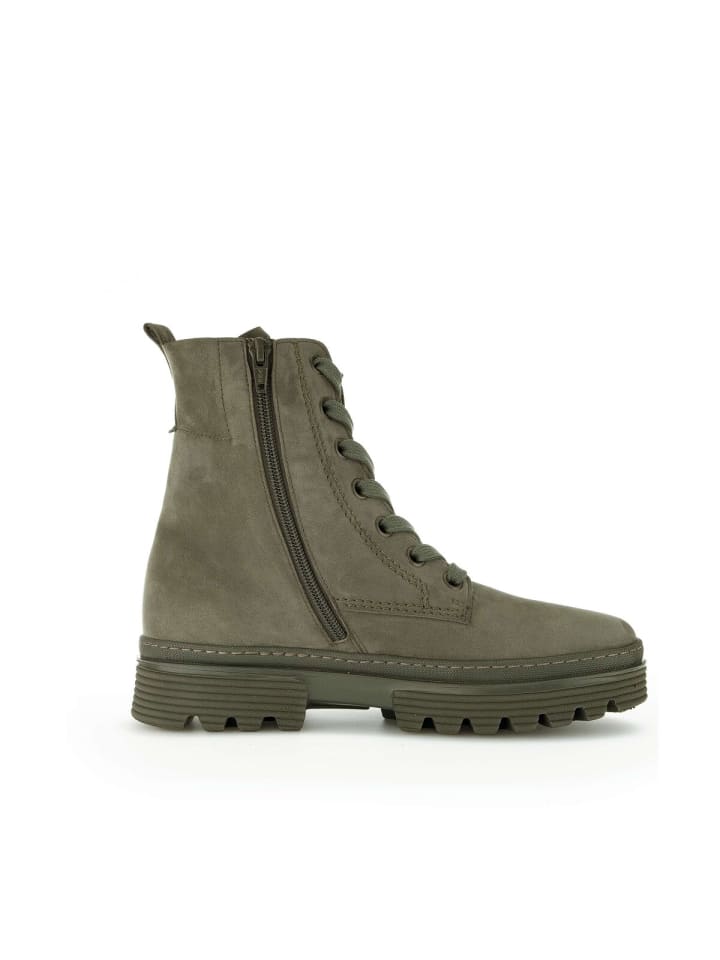 Gabor Comfort Schnürstiefeletten in grün günstig kaufen