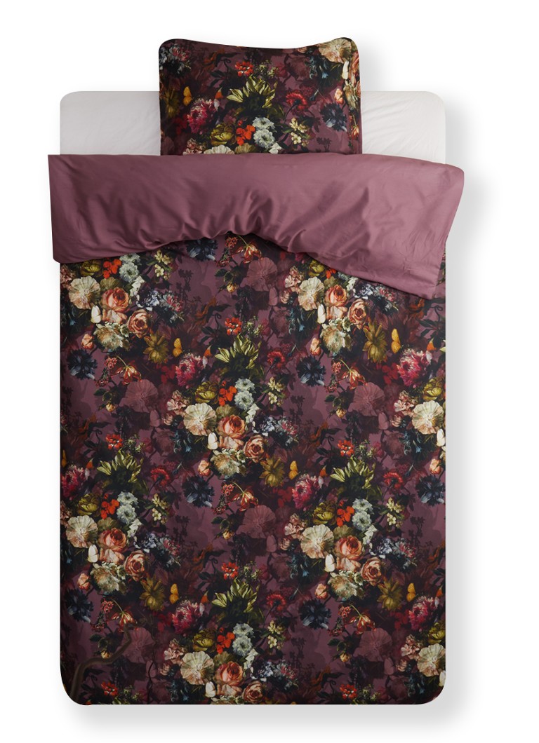 Housse de couette Essenza Karli en satin de coton 215 fils/cm² - taies d'oreiller incluses