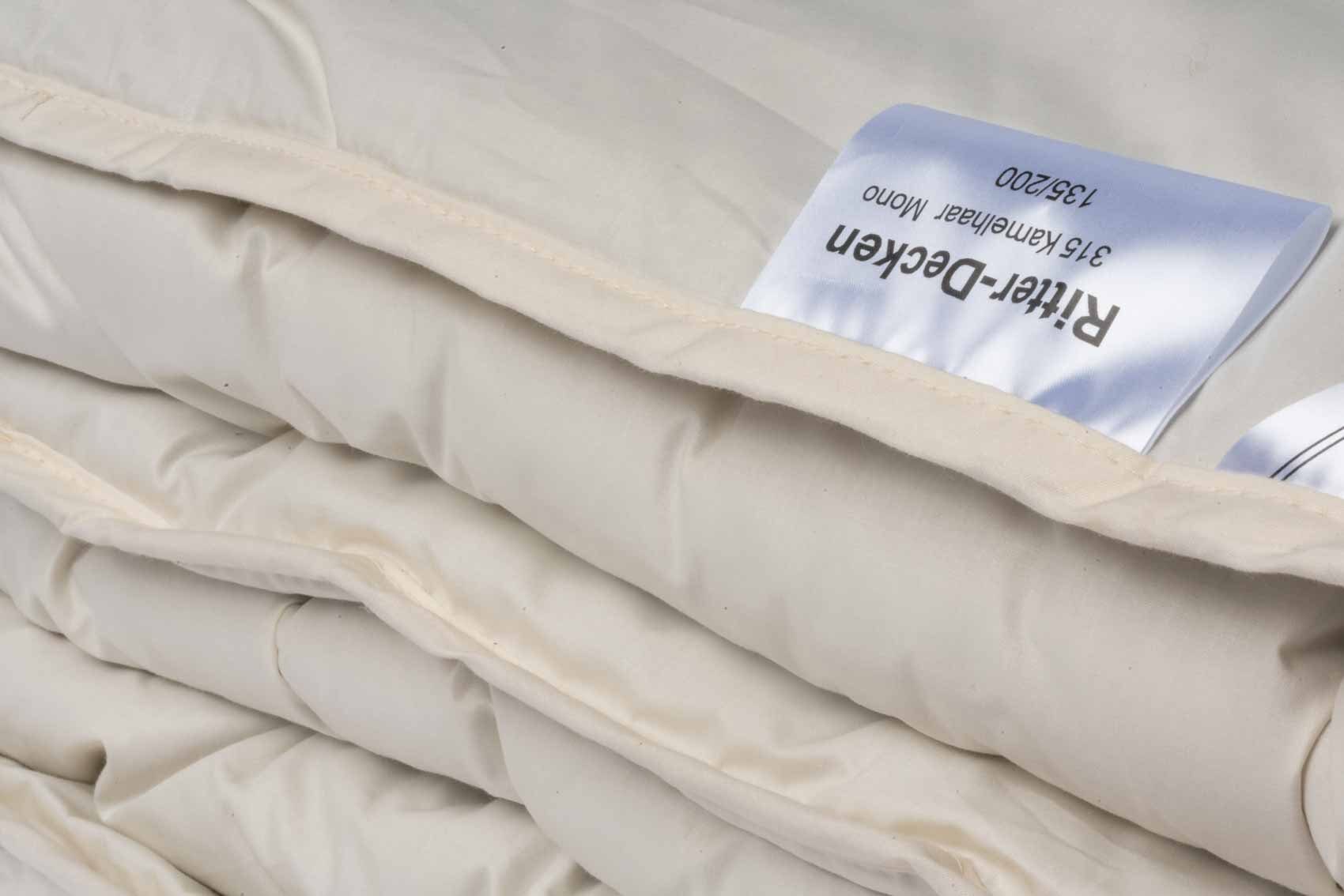 Einziehdecke, Ritter Decken, Ritter Decken, Füllung: 100% Kamelhaar