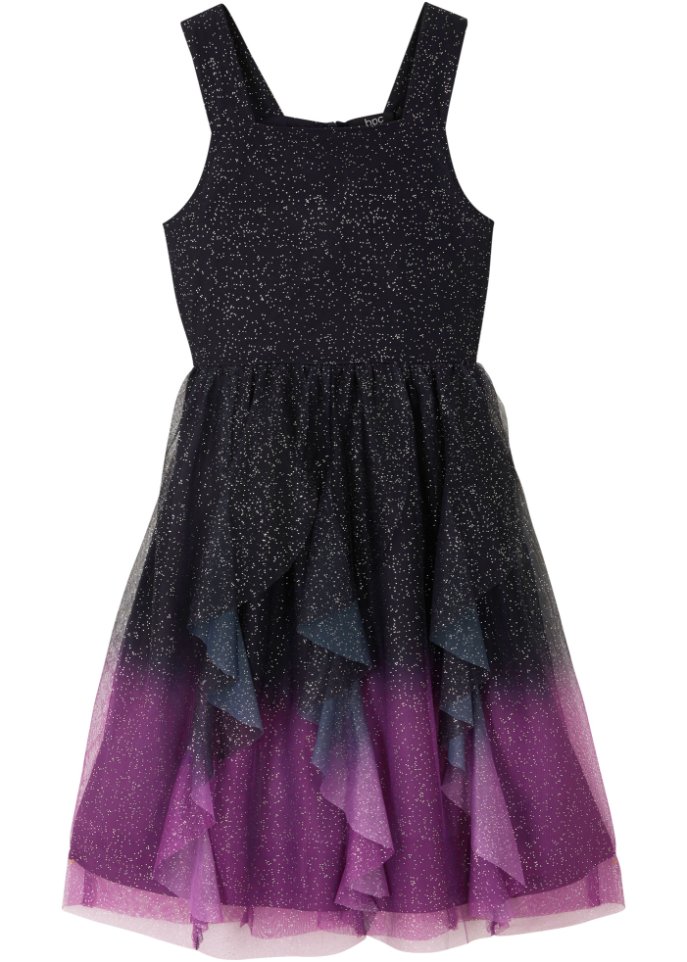 Festliches Mädchen Kleid mit Glitzer