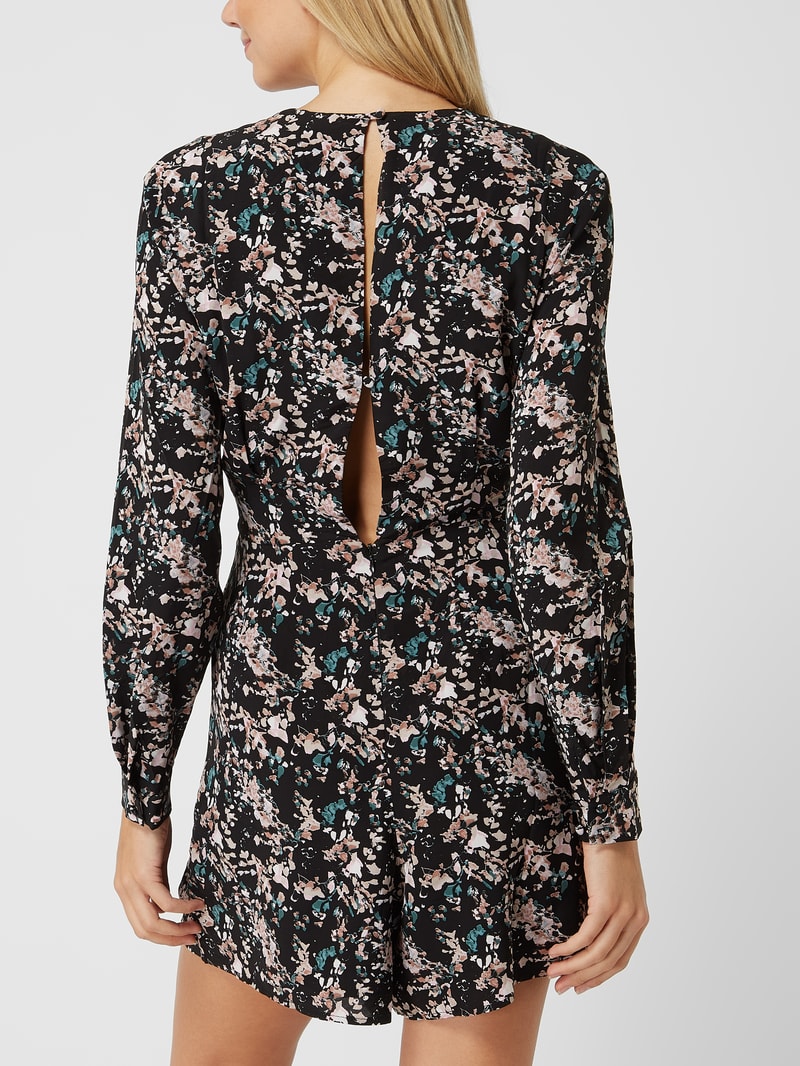 Playsuit mit floralem Muster Modell 'Eva' in rosé