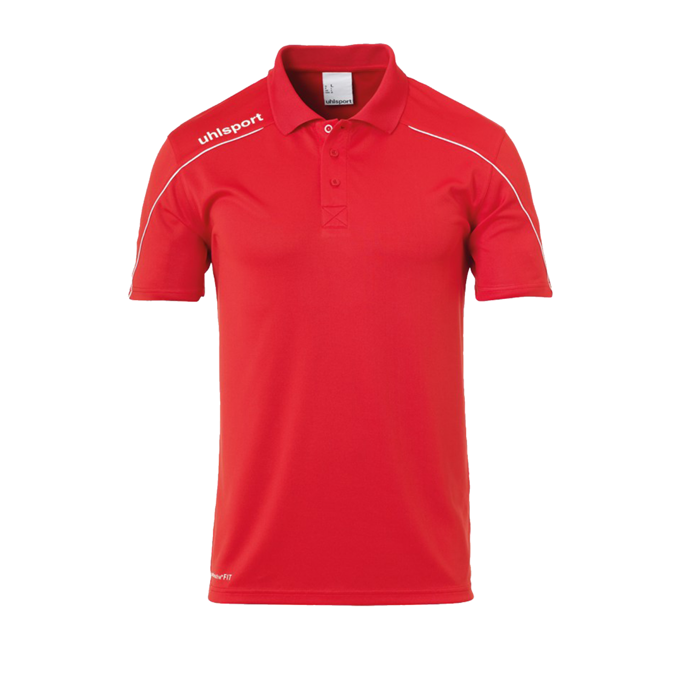 Uhlsport Stream 22 Poloshirt Rot Weiss F04