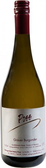 2021 Grauburgunder - Weingut Karl-Heinz Poss