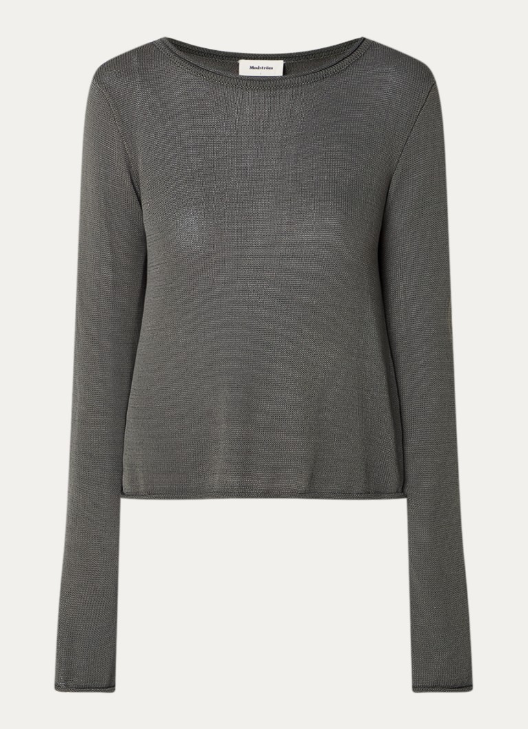 Top a maglia fine con scollo a barca Modström Ivonne