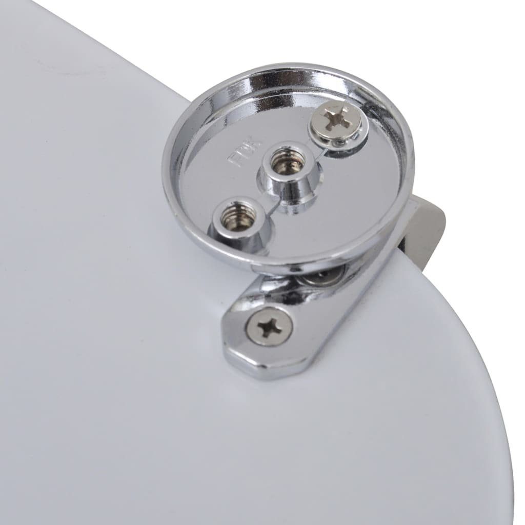 vidaXL WC-Sitz Toilettensitz WC-Sitz MDF Steine Design
