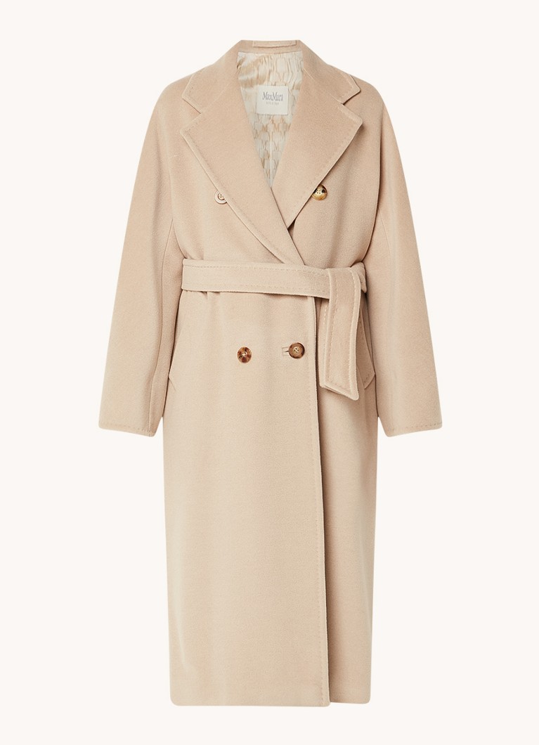 Palton MaxMara Icon 101801 cu două rânduri de nasturi și un aspect de cașmir.